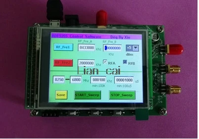 Модуль ADF5355 с цветным сенсорным экраном источник частотного сигнала VCO