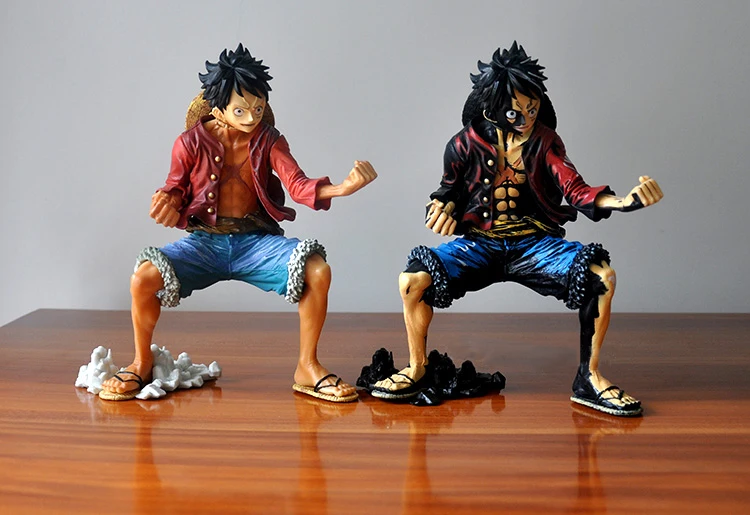 Фигурки героев японского аниме Luffy ПВХ экшн фигурки игрушки Луффи 2 вида подарок