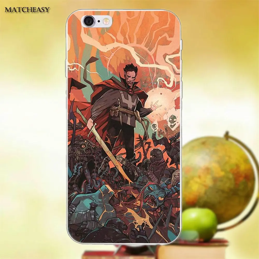 New Retro Doctor Who Comic Book TPU Capa For Apple iPhone X XS Max XR 4 4S 5 5C SE 6 6S 7 8 Plus | Мобильные телефоны и
