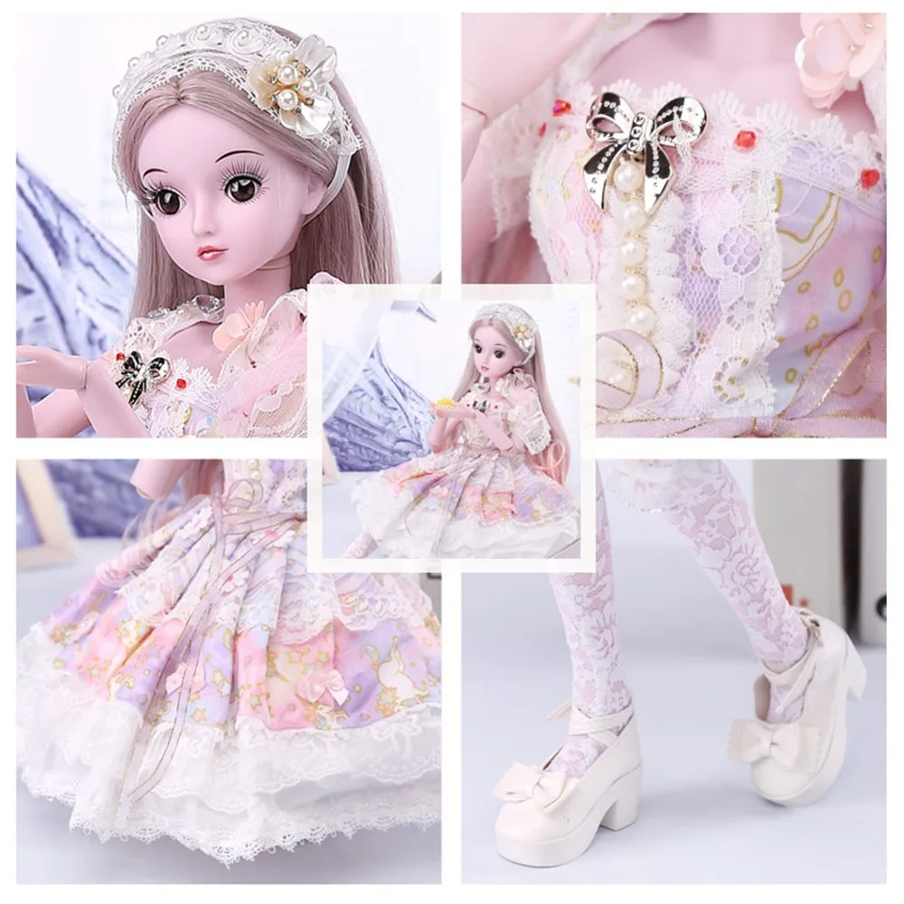 1/3 BJD кукла 60 см/23 6 дюйма Высота 19 шариковых шарнирных кукол (парик + обувь одежда