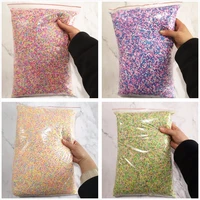 1kg 27 colors wholesale slime clay sprinkles filler diy supplies candy fake cake dessert mud decoration toys accessories