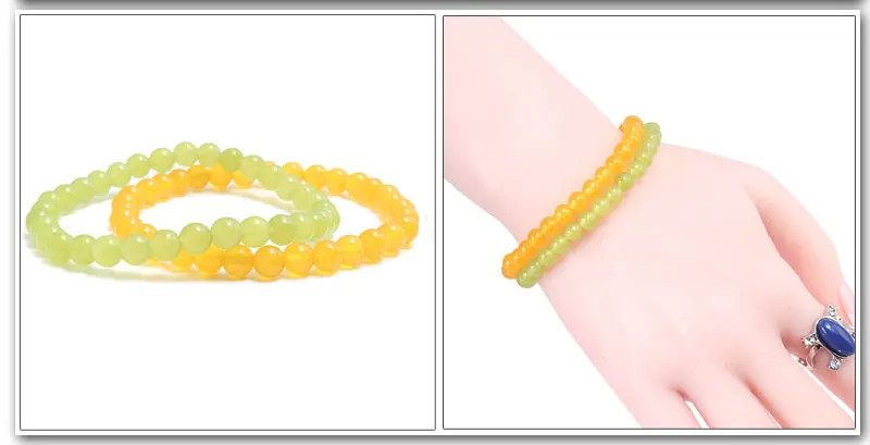 Шарм Boho браслеты для женщин Pulseras Mujer Moda натуральный камень Бусины Ювелирные изделия из халцедона Красный Кристалл эластичная веревка браслеты подарки