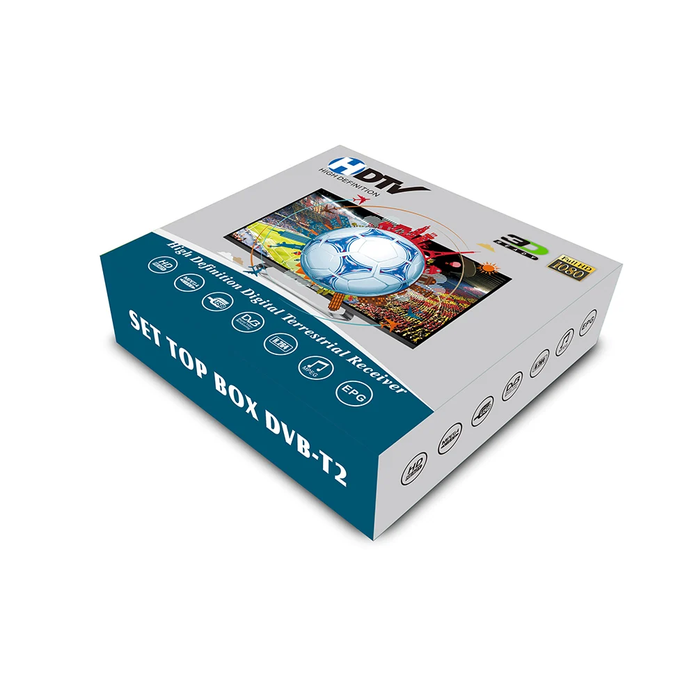 Vmade полностью HD DVB T2 цифровой наземный ТВ приемник тюнер H.264 MPEG 2/4 1080 p поддерживает