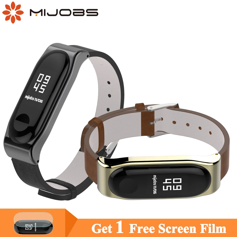 Браслет mi jobs mi Band 4 из искусственной кожи для Xiaomi mi Band 4 Ремешок Браслет mi band 3 умные часы браслеты Pulseira mi band 3