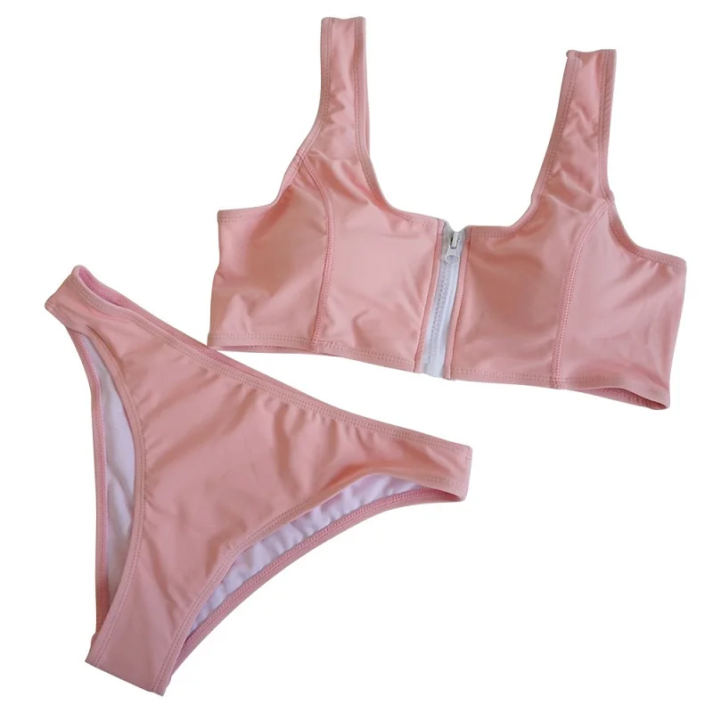 2018 новый сексуальный купальник с низкой талией бразильский бикини на молнии