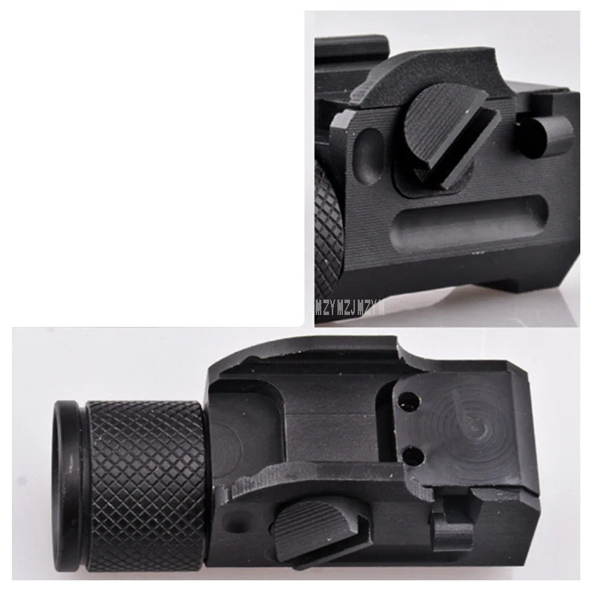 Фонарь светодиодный тактический из алюминиевого сплава 500 люмен с рельсовым