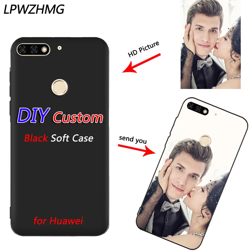 LPWZHMG заказной DIY Печать чехол для Huawei P8 Lite 2017 телефона Nova2 P9 P10Lite Mate8 мягкие ТПУ