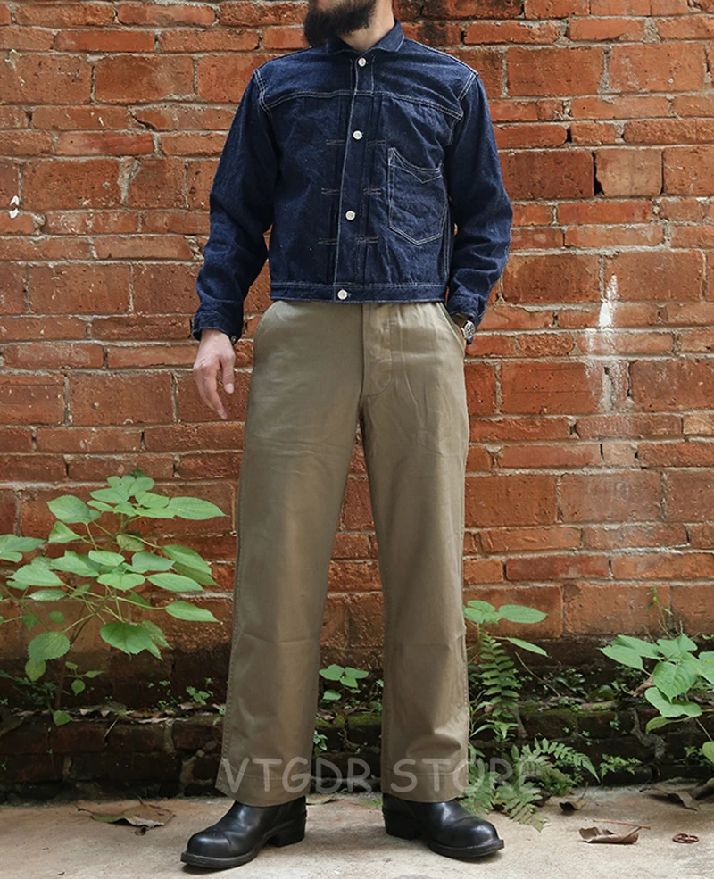 Bronson Ретро 1878 рабочая одежда джинсовые куртки Selvage мужские классические синие джинсы