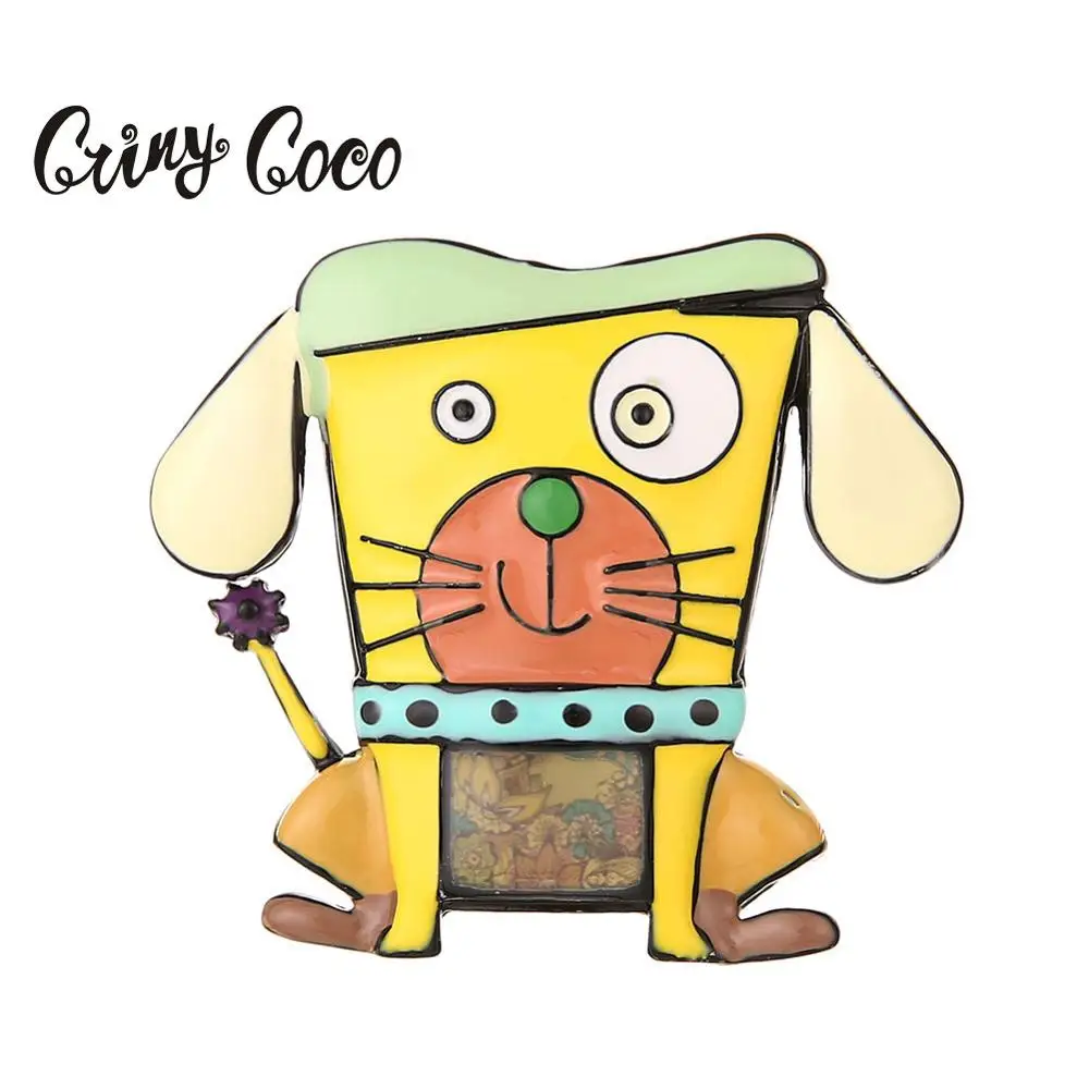 Новая классическая эмалированная булавка в виде мультяшных иконок значки брошь