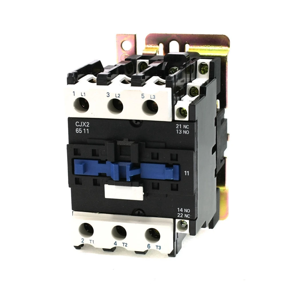 

AC Motor Contactor 3 Phase 3P 1NO 1NC 65A 63A Rated Current 24V 36V 220V 380V Coil Volt Magnetic Starter Contact Relay Din Rail