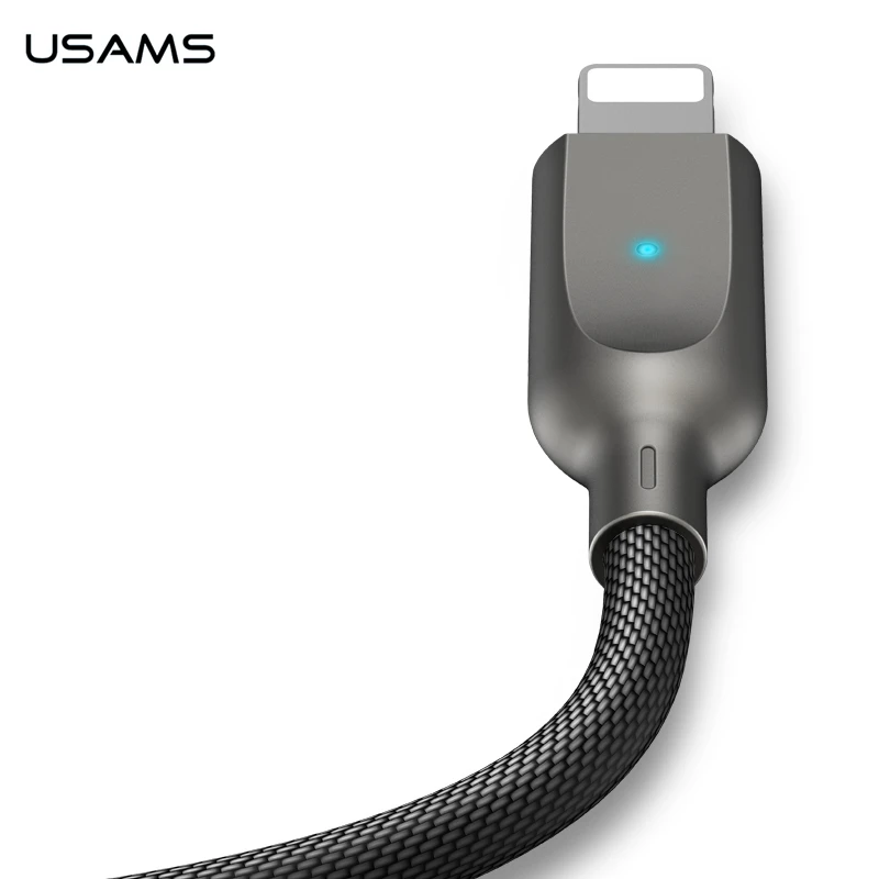 Умный usb кабель для быстрой зарядки и синхронизации данных 1 2 м iPhone X XS MAX XR 6 6S 7 8 Plus 5