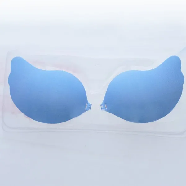 Woman Push Up Self-Adhesive Silicone Bust Front Closure Strapless Invisible bra