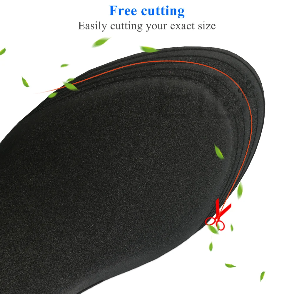 4D спортивные дезодорирующие стельки из пены с эффектом памяти мягкая подкладка