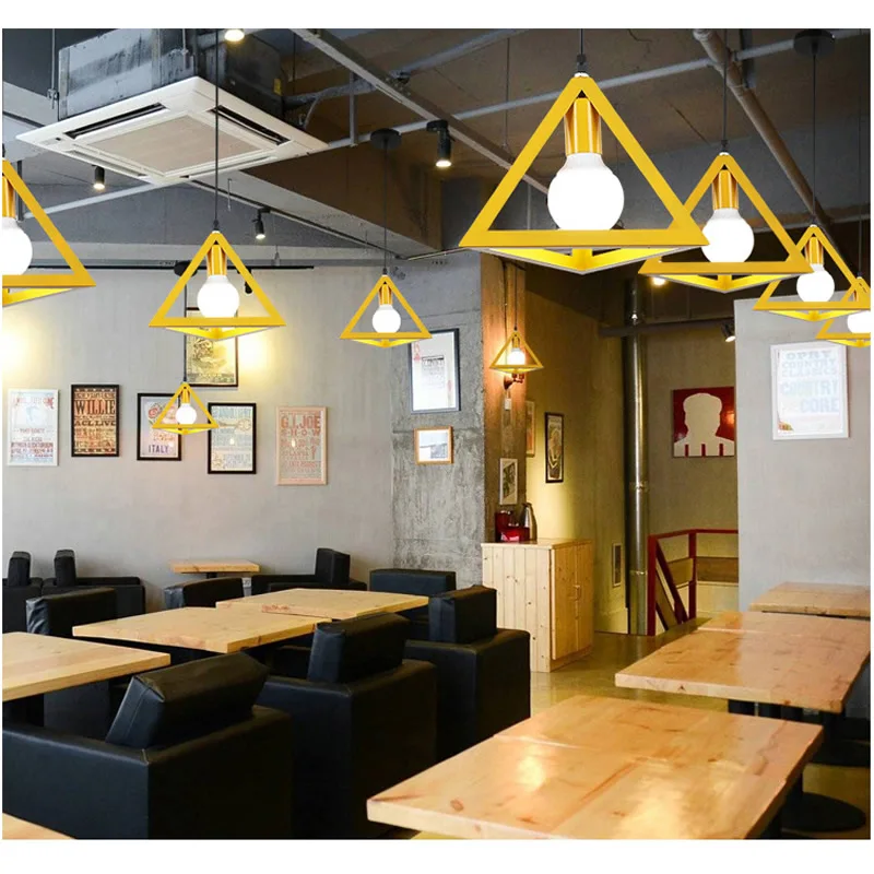 Люстра для ресторана в скандинавском стиле креативная с одной головой