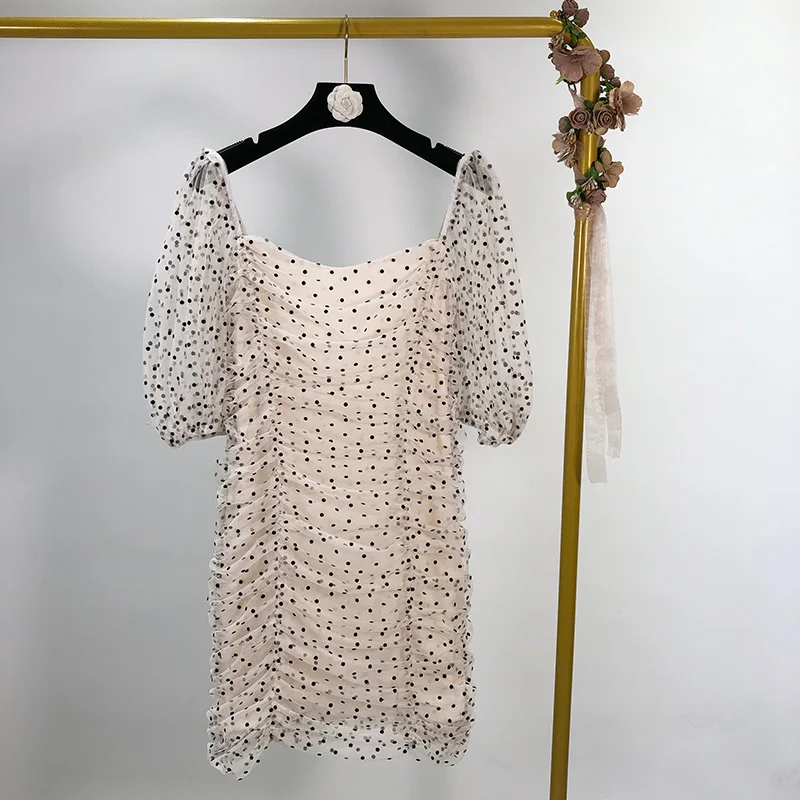 2019 лето новая волна печати праздник Сексуальная гофрированная сумка бедра сетки