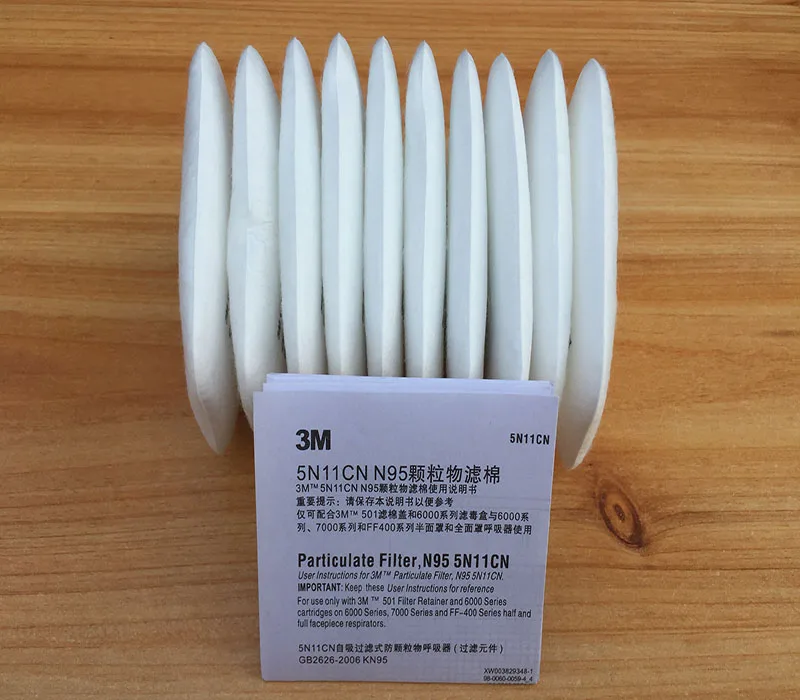 10PCS filter cotton 7 костюм из 2 предметов респираторная маска противогаз силиконовый синий Углеродный фильтр для маски краски распыления пестицидов Промышленная защитная аспираторная маска - Цвет: 10PCS filter cotton