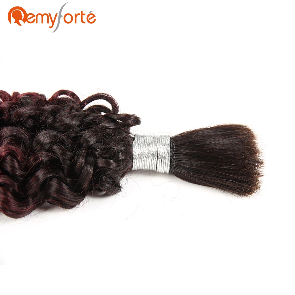 Remy Forte Волосы Бразильские Вьющиеся большой объем натуральных волос для плетения