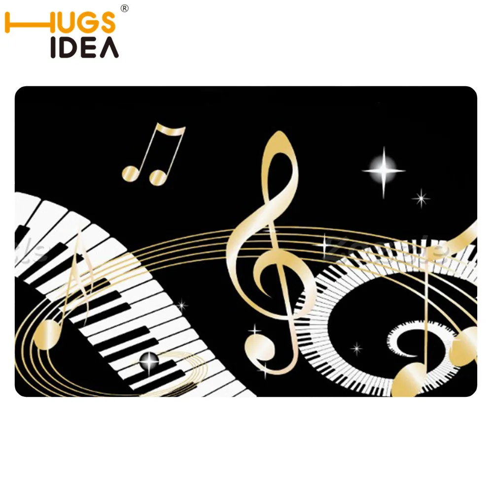 

HUGSIDEA Music Piano Carpet Funny Piano Keyboard Area Rugs for Living Room Carpets Crawling Rugs For Kids Bedroom Alfombras
