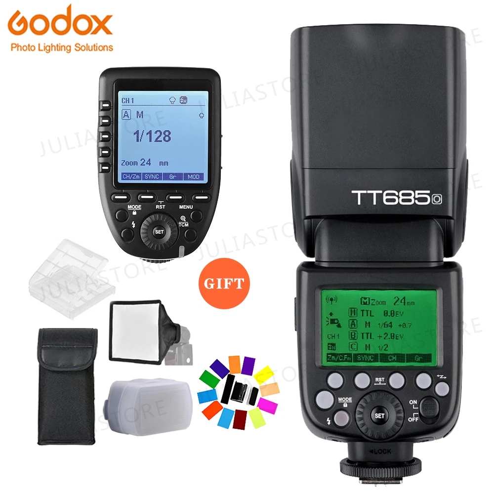 Godox TT685O 2 4G HSS TTL GN60 Flash Speedlite + Xpro O Набор триггерных передатчиков для Olympus Panasonic