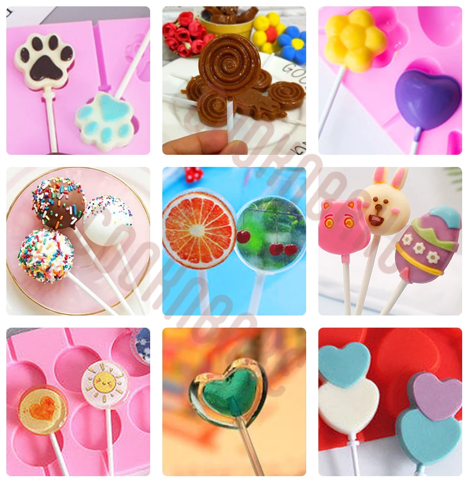 COOKNBAKE силиконовая форма для леденцов, конфет, тортов, силиконовая форма для выпечки леденцов, тортов, украшенных конфетами, шоколадных кондитерских изделий