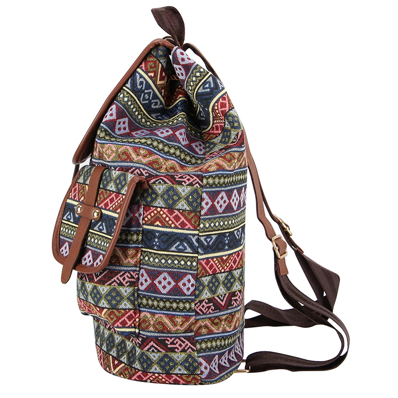 Sansarya 2018 новый открытый PU богемный жаккардовый тканый женский рюкзак Mochilas Feminina на
