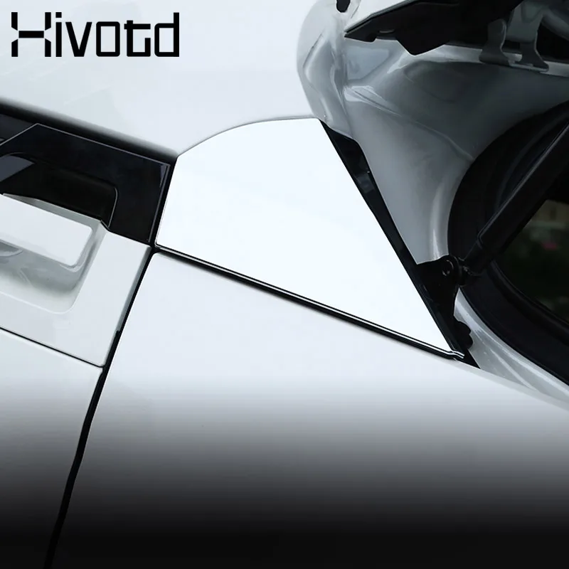 Hivotd для тойота ch r Toyota C HR CHR 2019 2020 аксессуары из углеродного волокна заднее боковое