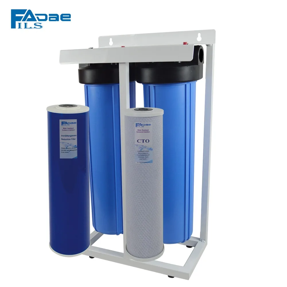 FILSADAE 2-Stage Vertical Whole House Water Filtration Syste