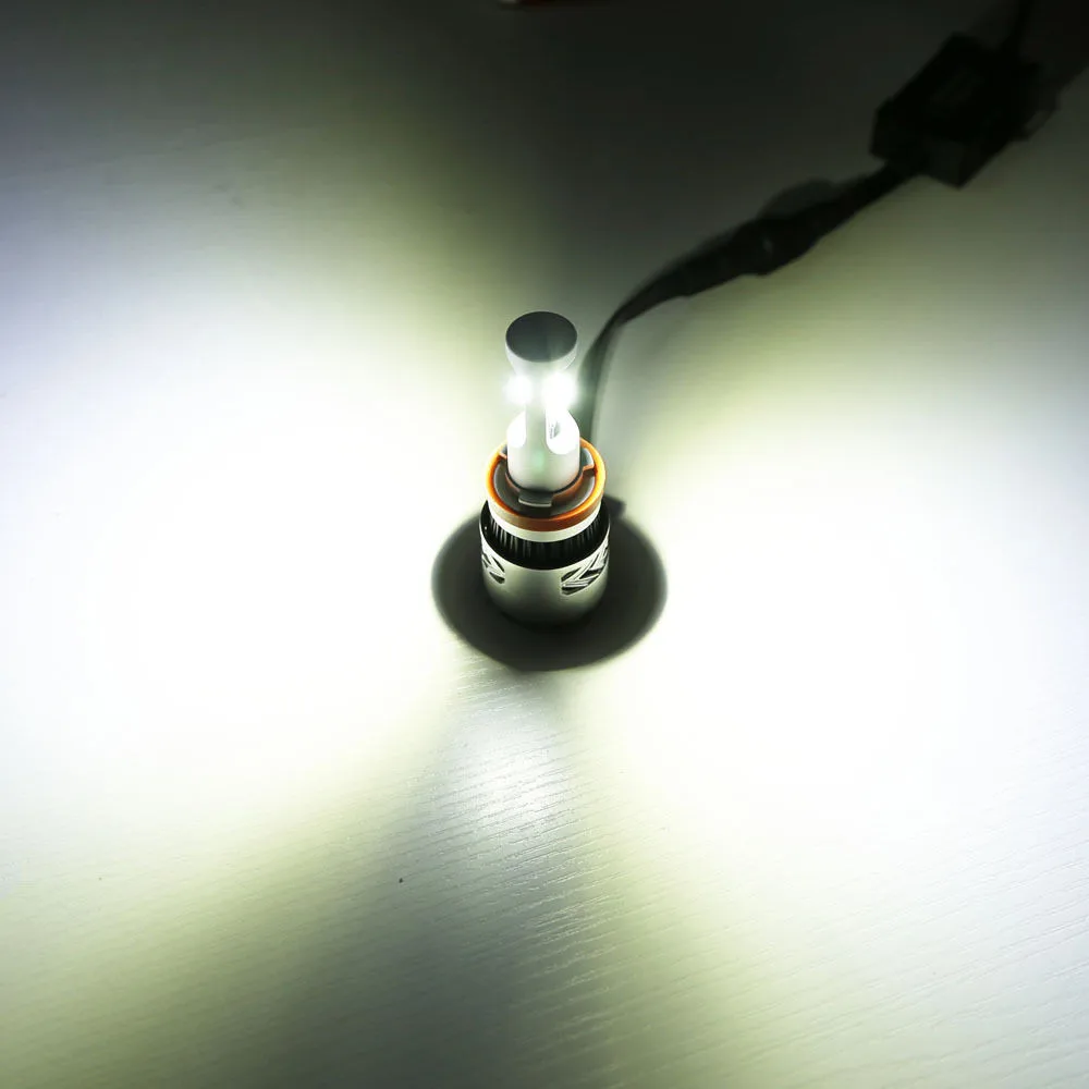 72 Вт 12000LM авто СВЕТОДИОДНЫЕ Фары Комплект H11 H4 Hi/lo Луч Высокой Power led лампы H7 H8 H9 9005 HB3