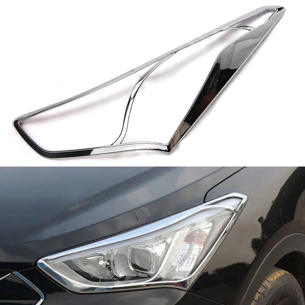 

Накладки на переднюю панель автомобиля BBQ @ Fuka Chrome ABS для Hyundai Santa Fe ix45 2013-2015