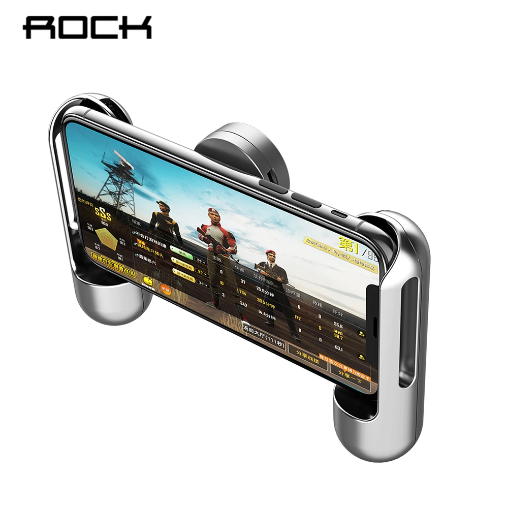 ROCK портативный игровой контроллер для мобильного телефона, джойстик, расширенный для PUBG, правила выживания, игровой коврик, подставка