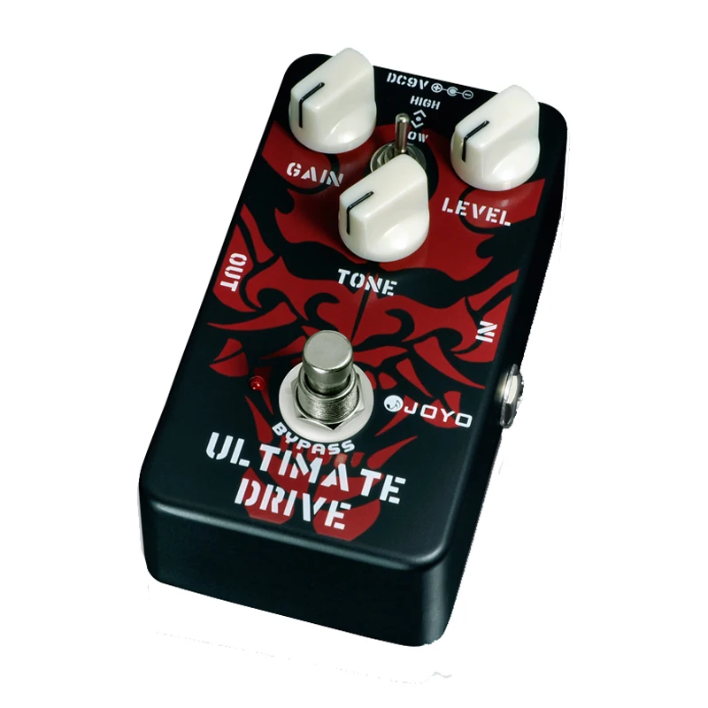 Joyo JF-02 Ultimate Drive Electric Guitar Effect Pedal with True Bypass Wiring Different Sounds High Low Tone Switch | Спорт и
