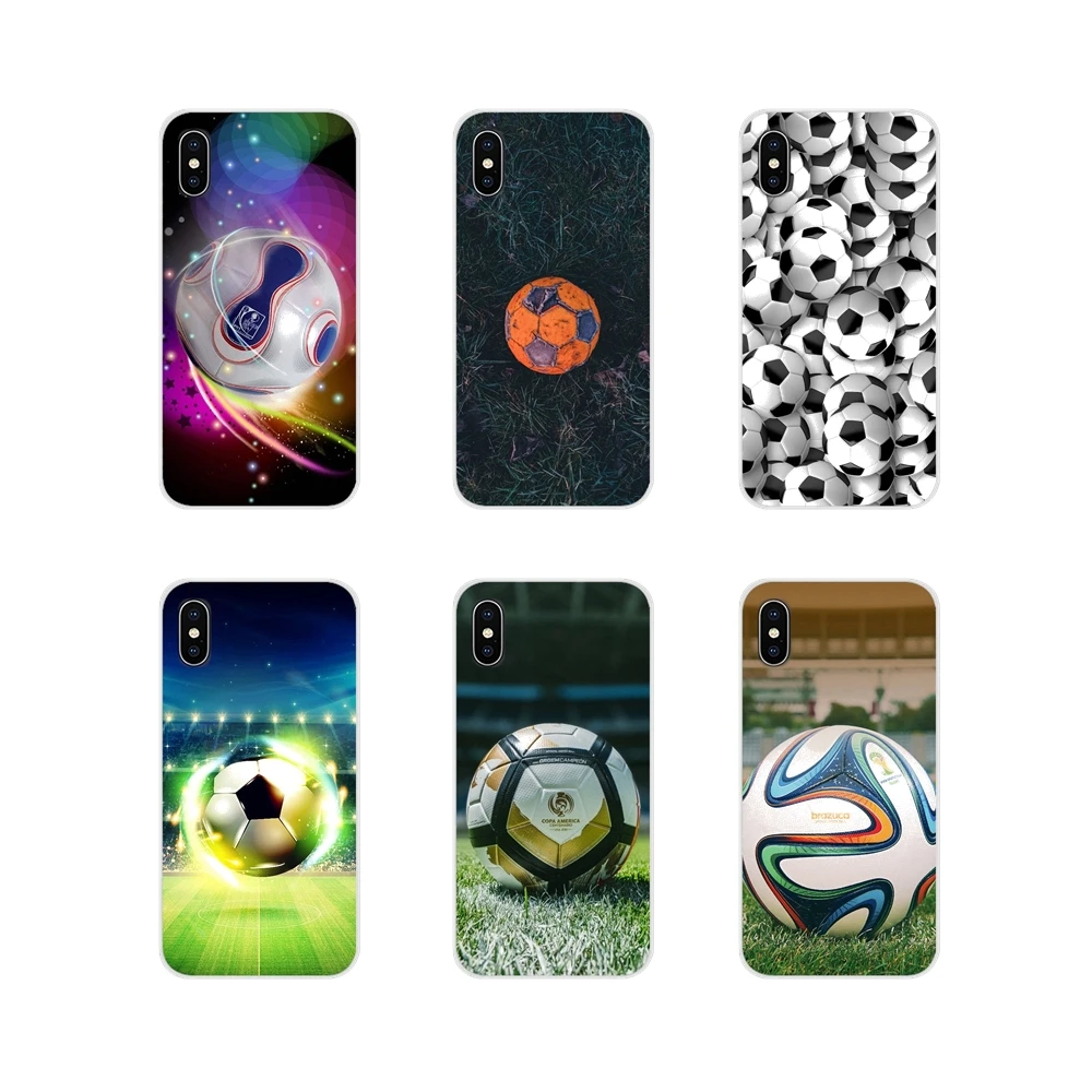 Capinhas Football Soccer Ball Design For Huawei P Smart Mate Honor 7A 7C 8C 8X 9 P10 P20 Lite Pro Plus TPU Transparent Cover Bag | Мобильные