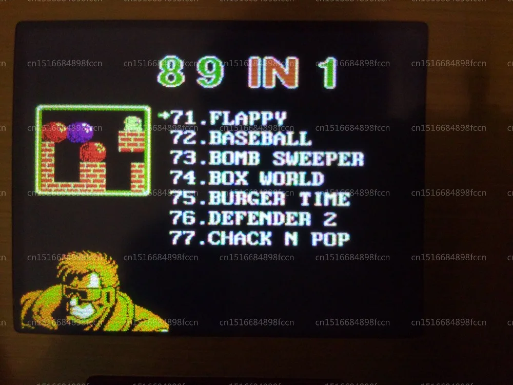 Портативная игровая консоль, игровой плеер для Nes 8 бит, игры для Nes, 60 Pin слот картриджа, 89 различных встроенных игр