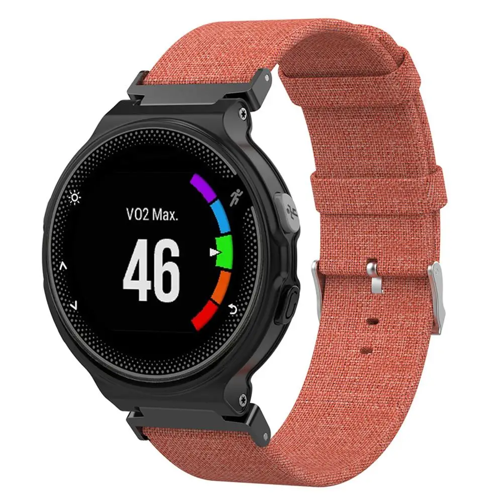 Новинка для Garmin Forerunner 220 230 235 630 620 735 Смарт-часы, Холщовый Спортивный Браслет, ремешок на запястье, аксессуары для наручных часов
