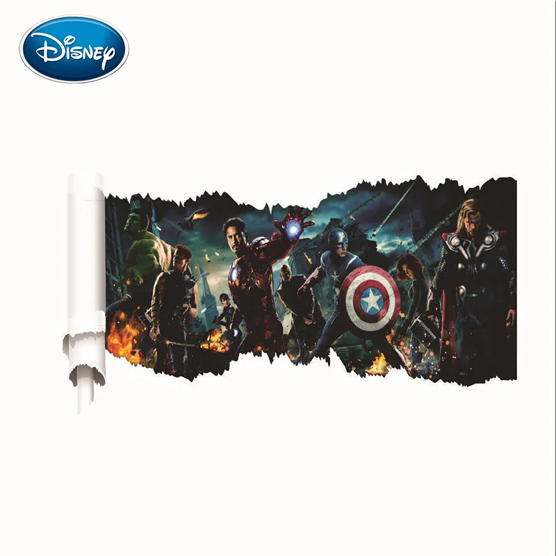 Disney новая наклейка &quotМстители&quot детская комната спальня фон стикер