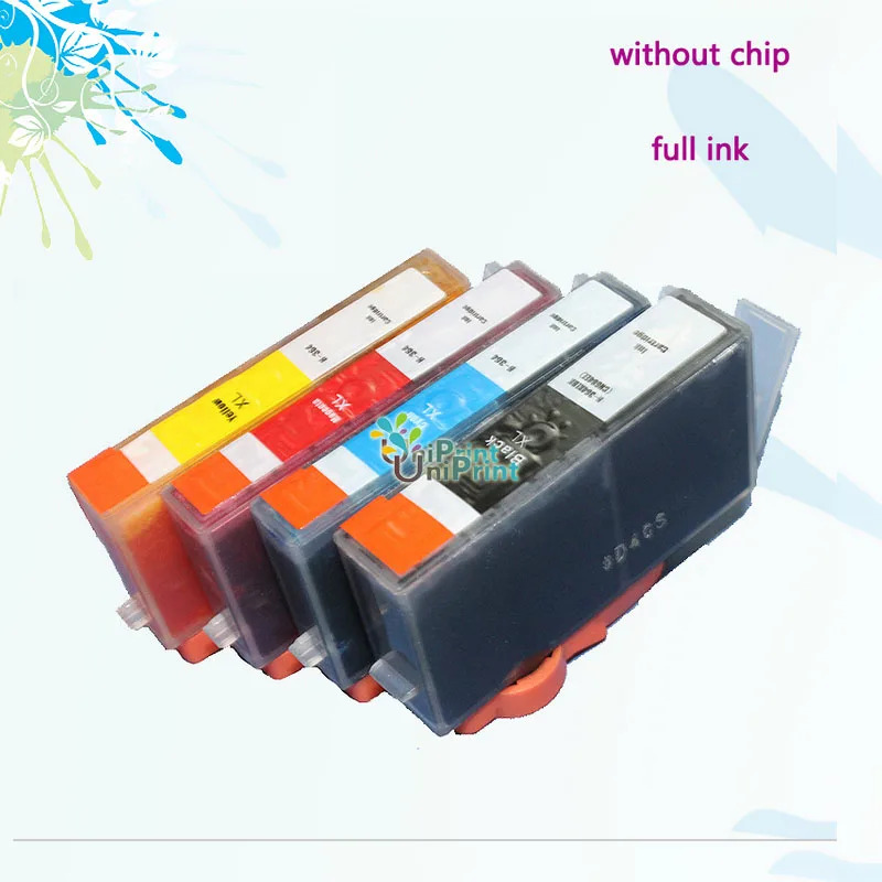 До 12 шт. без чипа картриджи совместимые с HP564/364 178 862 655 670 685 для 920 полные чернила |