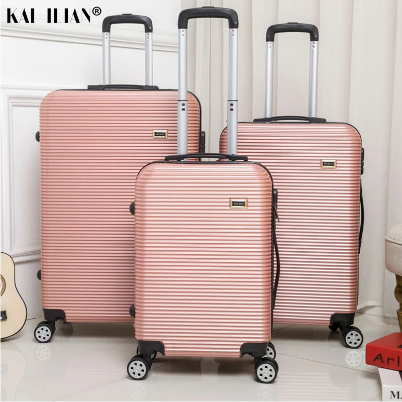 

HOT 20/24/28 inch rolling luggage Sipnner wheels ABS+PC Women travel suitcase men fashion cabin carry-on trolley box luggage