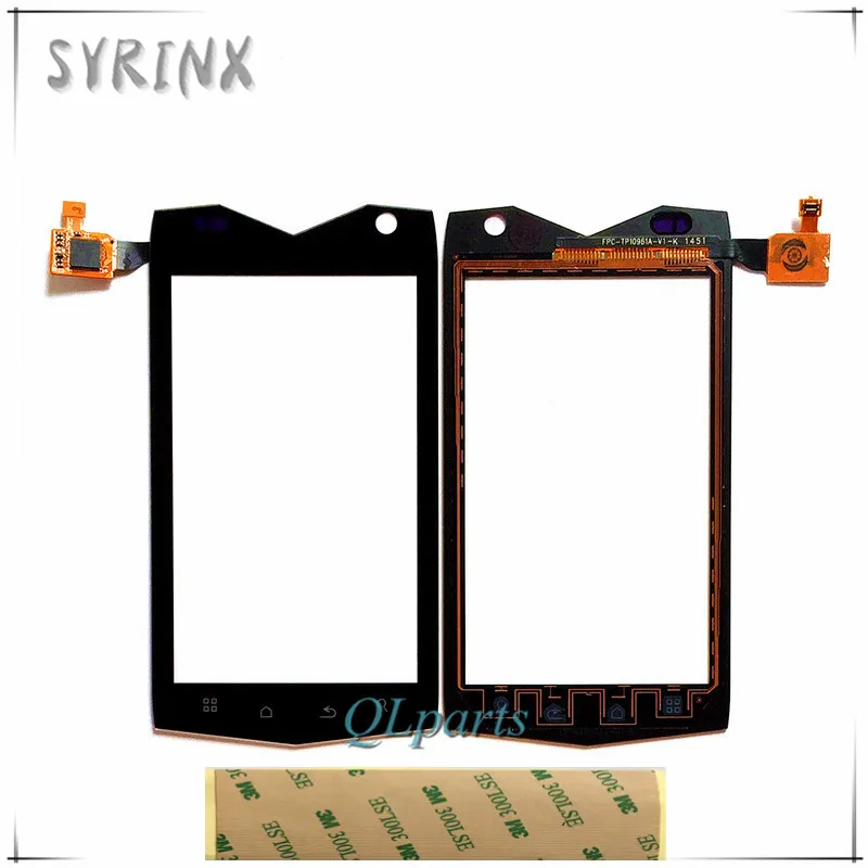 Syrinx с 3M лентой сенсорный экран дигитайзер для текстуры TM 4104R X Driver Переднее стекло