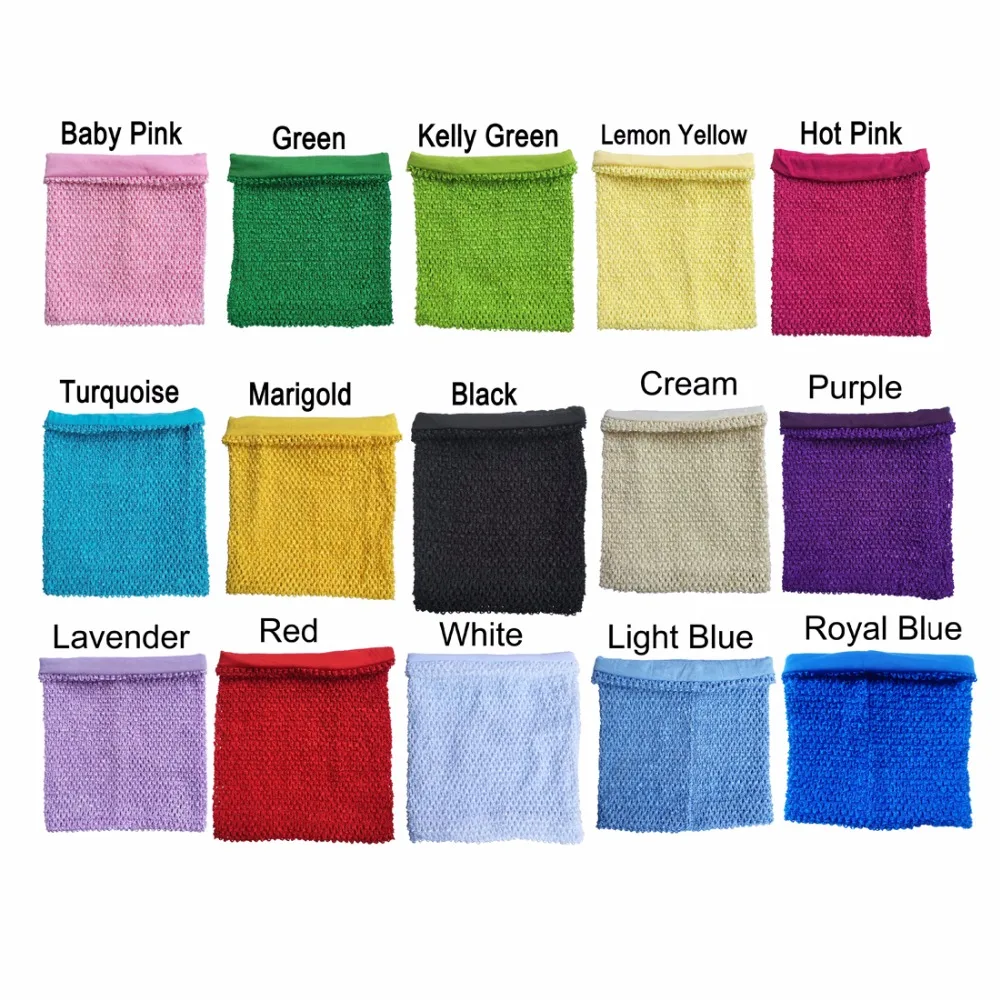 Вязаный топ-пачка для маленьких девочек 9x10 дюймов Юбка-американка Топ-пачка 10 шт.