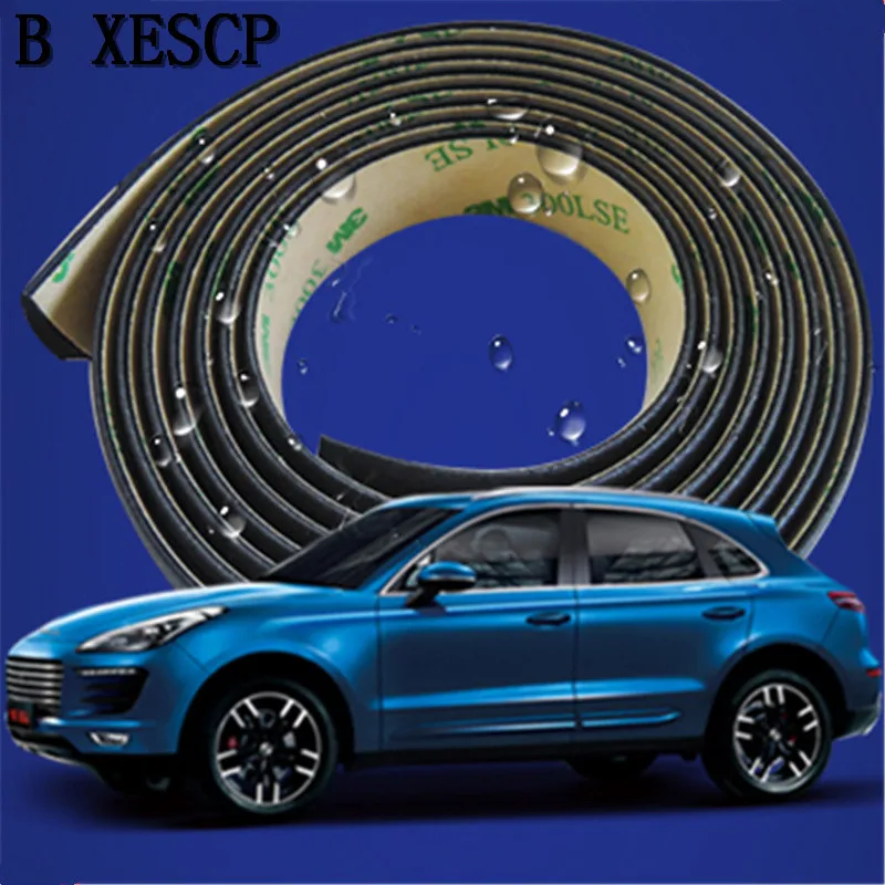 3 м водонепроницаемые резиновые полоски для шпатлевки крышки Авто Переднее и