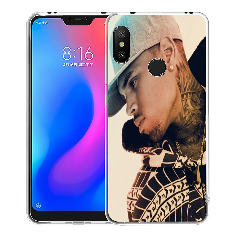 IYICAO Chris Brown hih pop Мягкий силиконовый чехол для телефона Xiaomi Mi 9 8 SE 6 A1 A2 Lite F1 MIX2S MIX3 TPU