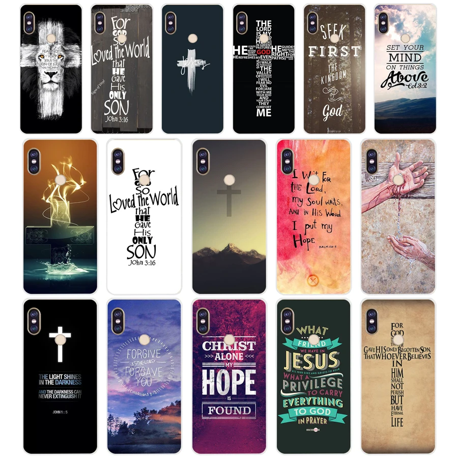 201H Christian Jesus The Cross Мягкий силиконовый чехол из ТПУ для телефона xiaomi redmi 6 pro 5 plus note 4 4x
