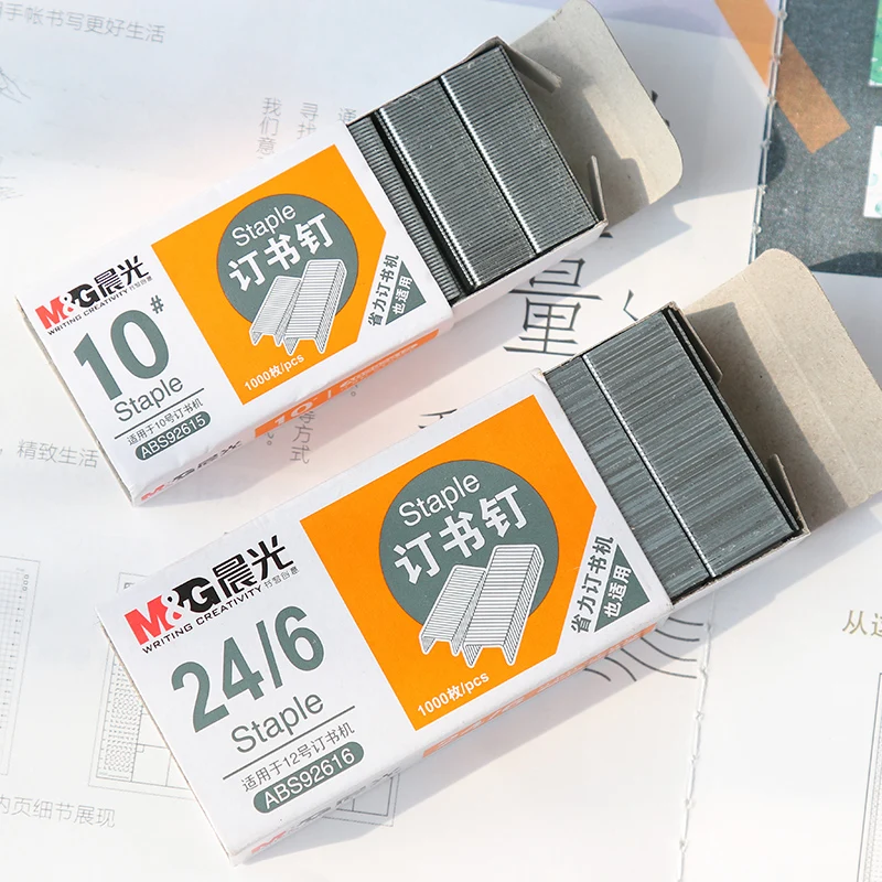 1000 шт № 10 скобы серебряный цвет также доступны для 12 staples канцелярские