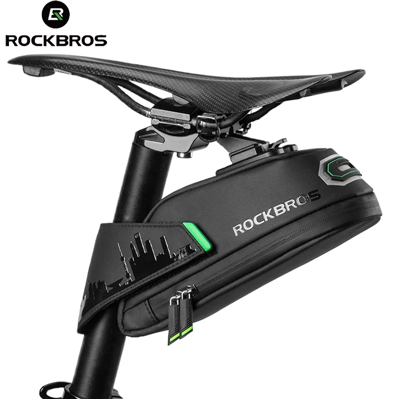 ROCKBROS непромокаемый 1Л/1.5л Емкость Велосипед С Седельной сумкой труба заднего хвоста подседельная сумка-багажник велосипеда велосипедные аксессуары