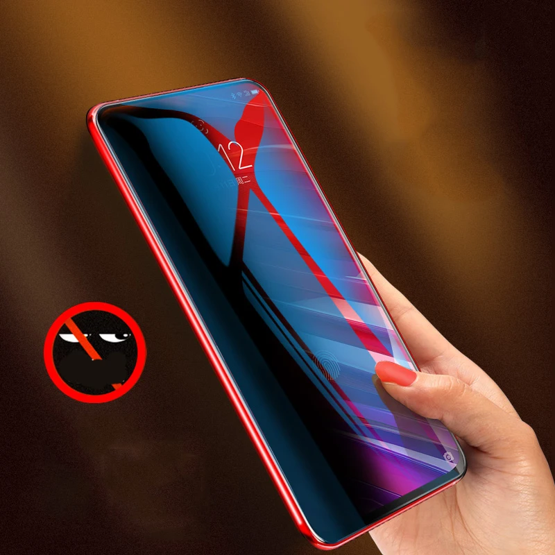 EXUNTON полное покрытие анти-шпионское антибликовое закаленное стекло для Nokia X71 8 1