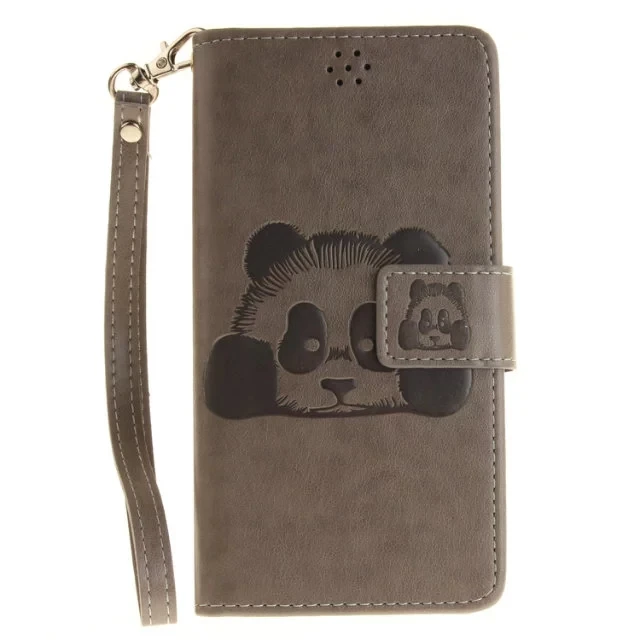 Panda Pattern Leather Phone Case For Samsung Galaxy A3 A300 2015 A310 2016 TPU Back Cover Flip Shell Stand Wallet Bag Capa | Мобильные