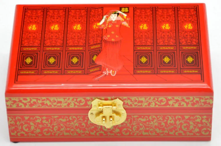Светло-желтый PingYao Shanxi китай ручной светильник лаковые китайские лаковые ювелирные изделия коробка чехол для хранения традиционные деревянные ремесла свадебный Декор - Цвет: Светло-желтый