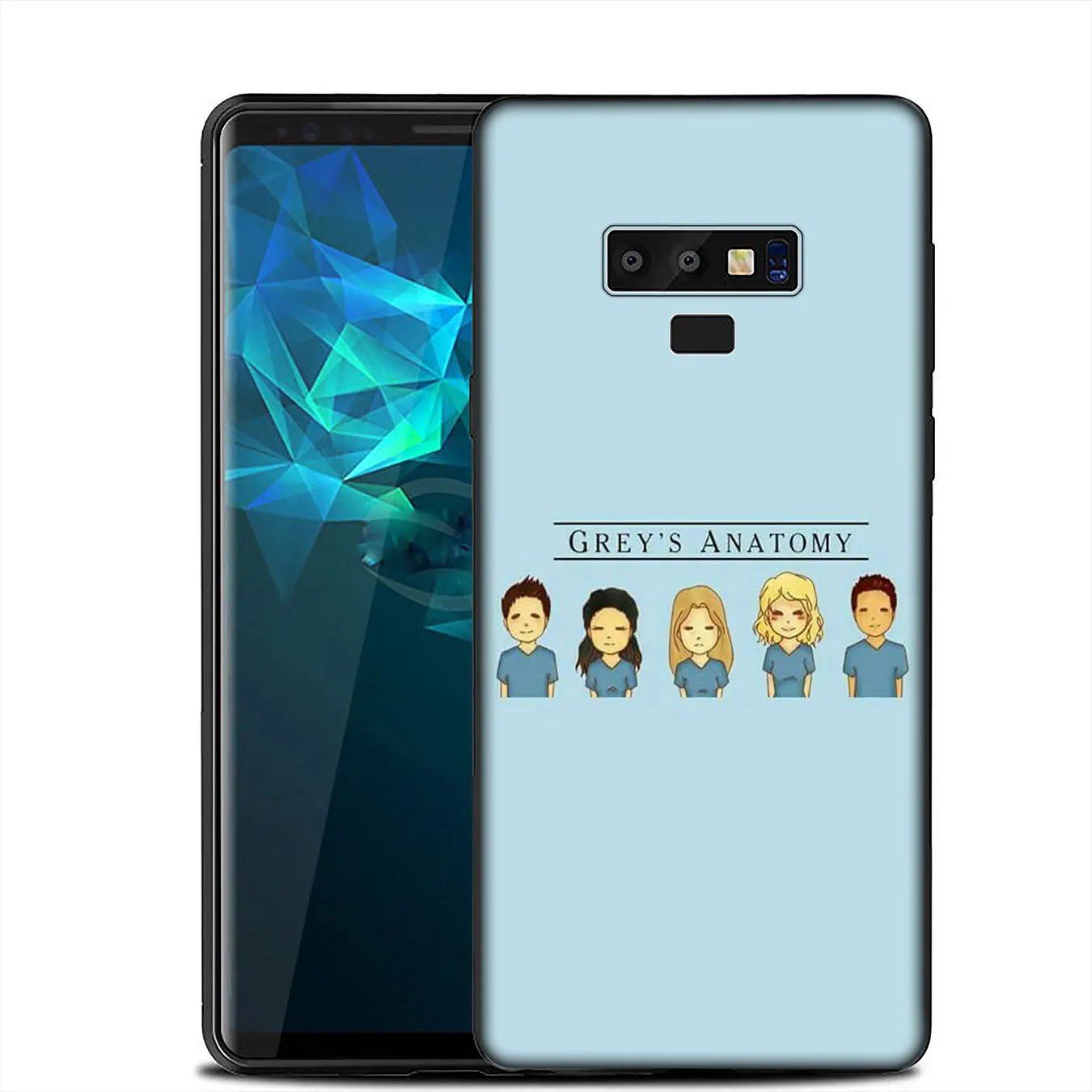 American TV Greys Anatomy Nurse doctor Pattern Case for Samsung Galaxy A6 A9 A8 A7 2018 A3 A5 2016 2017 Note 9 8 10 Plus Lite |