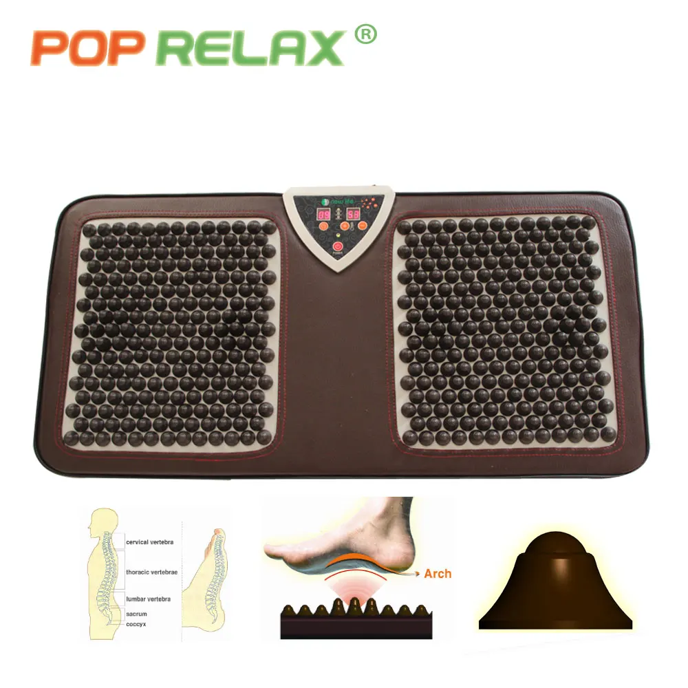 Массажный коврик для ног POP RELAX NUGA NM55 турмалиновый германиевый с