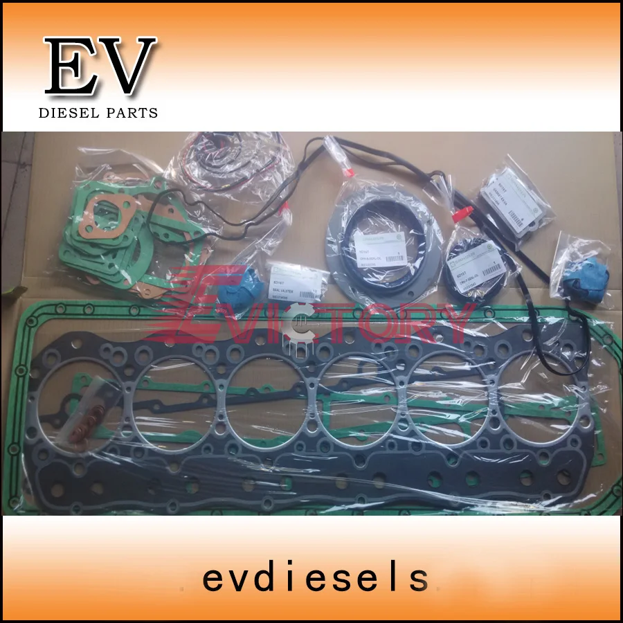 

Engine repair kit For Mitsubishi Truck 6D16 6D16T piston piston ring cylinder liner Full gasket set crankshaft&con rod bearing